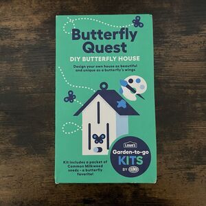 DIY Butterfly House Lowe’s Garden-to-Go Kit – Wooden Craft Kit NIB